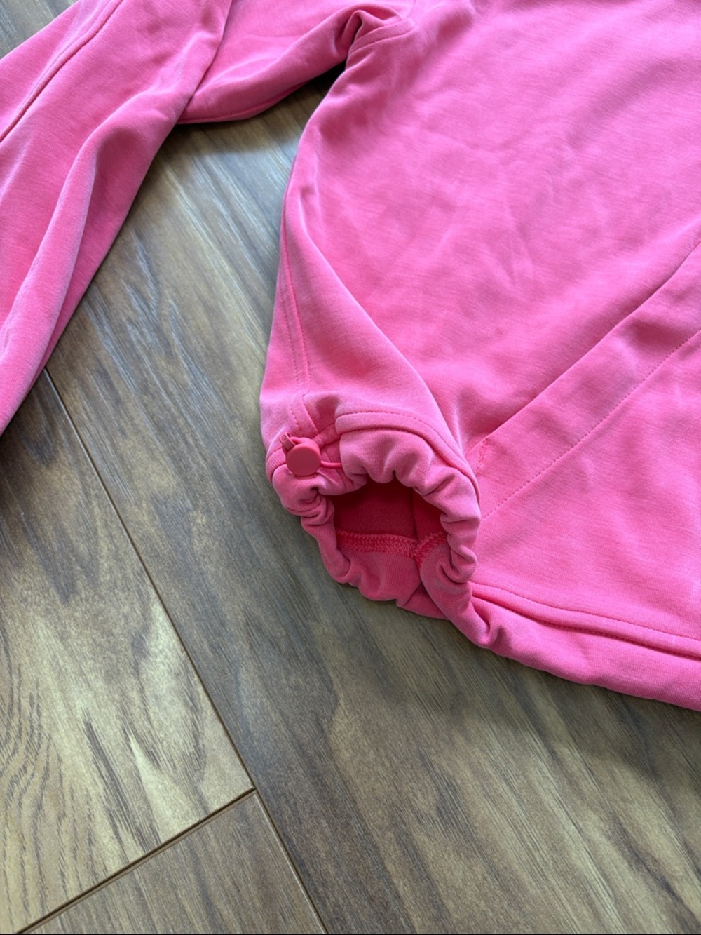 Lululemon Women’s Brushed Softstreme  Half Zip Glaze Pink Size 10 - Picture 5 of 7